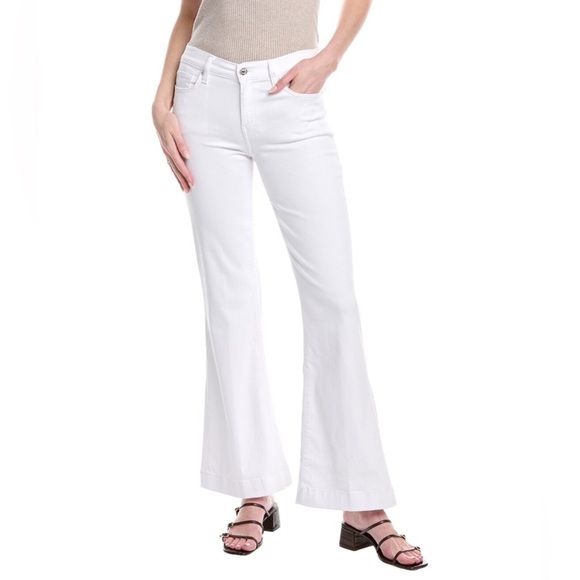 7 For All Mankind Dojo Casablanca Flare Leg Trouser Jean Size 30 NWT - Picture 1 of 6
